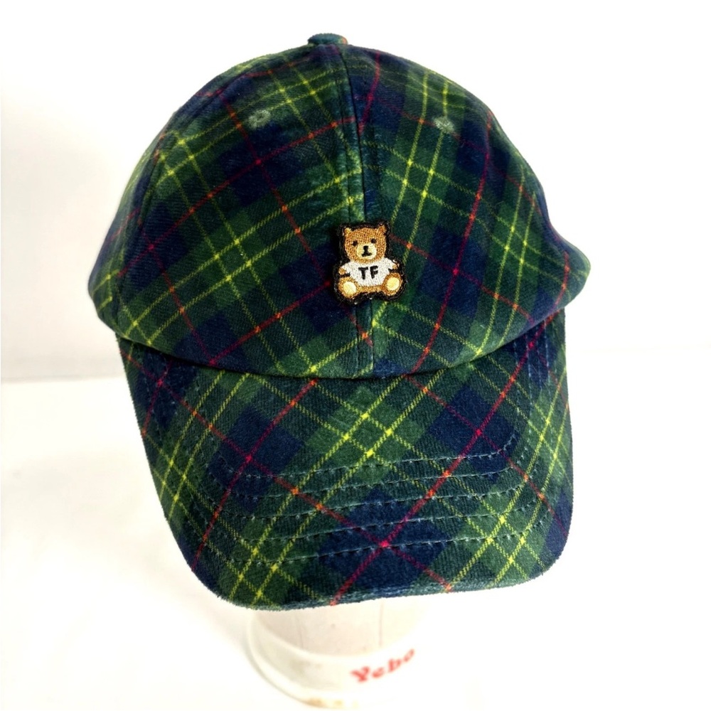 NWT Teddy Fresh Tartan Plaid Adjustable Baseball Hat